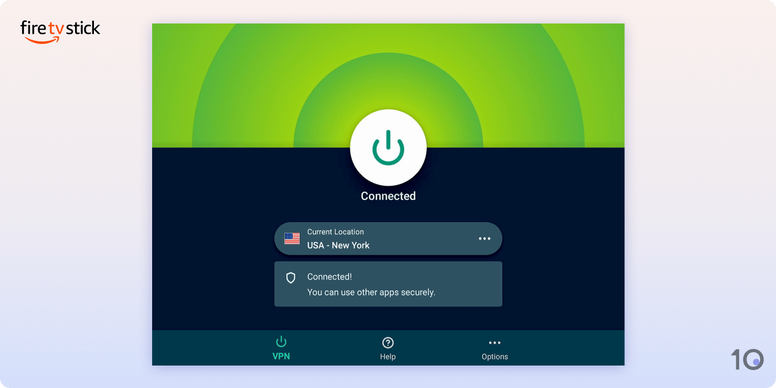 ExpressVPN's Fire TV app