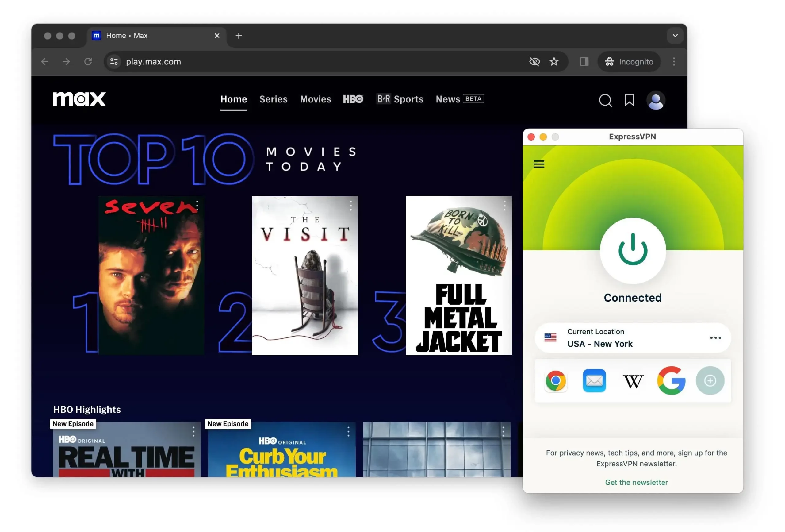 How to watch hbo overseas sale