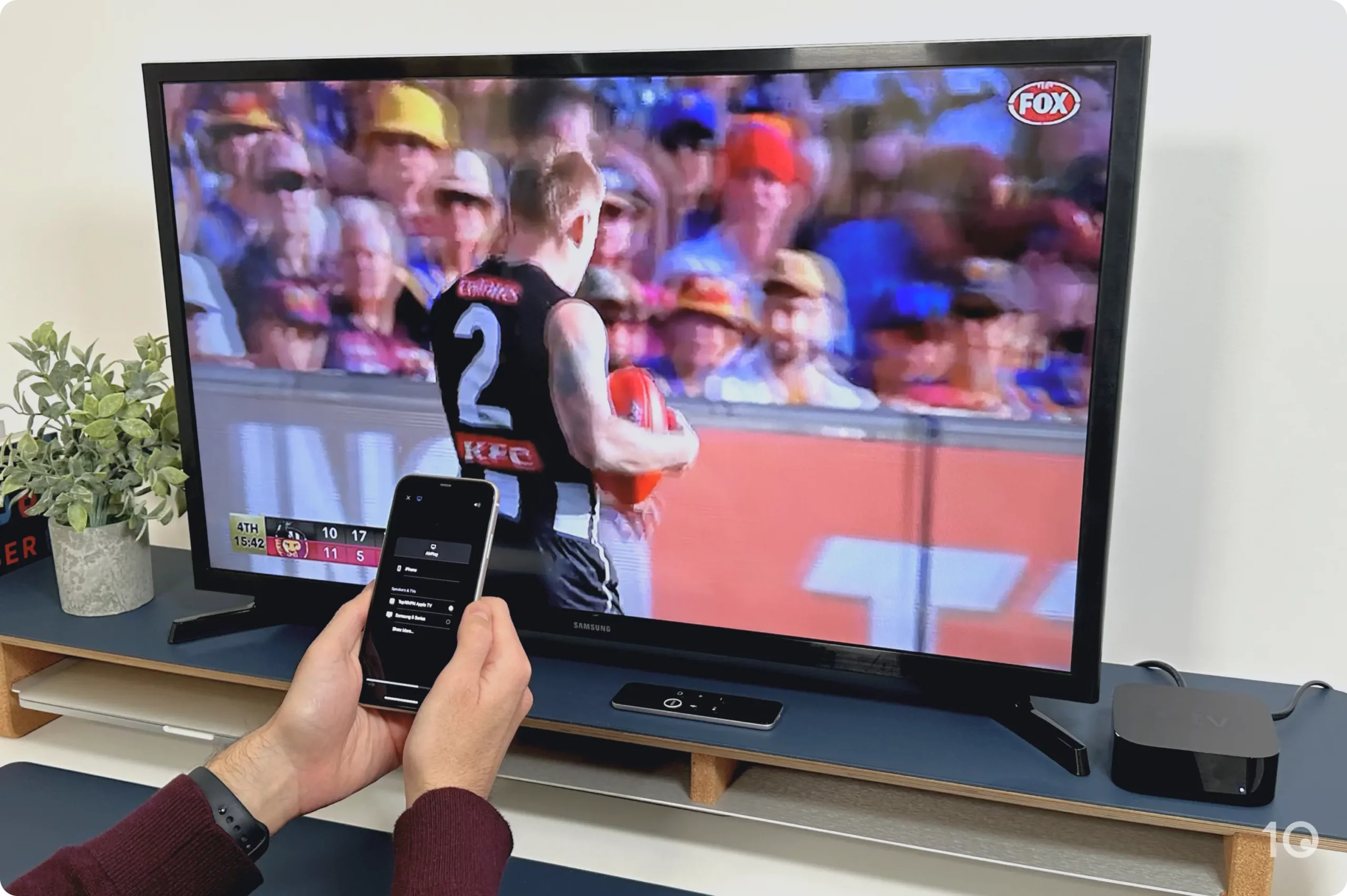 AFL on Apple TV via AirPlay
