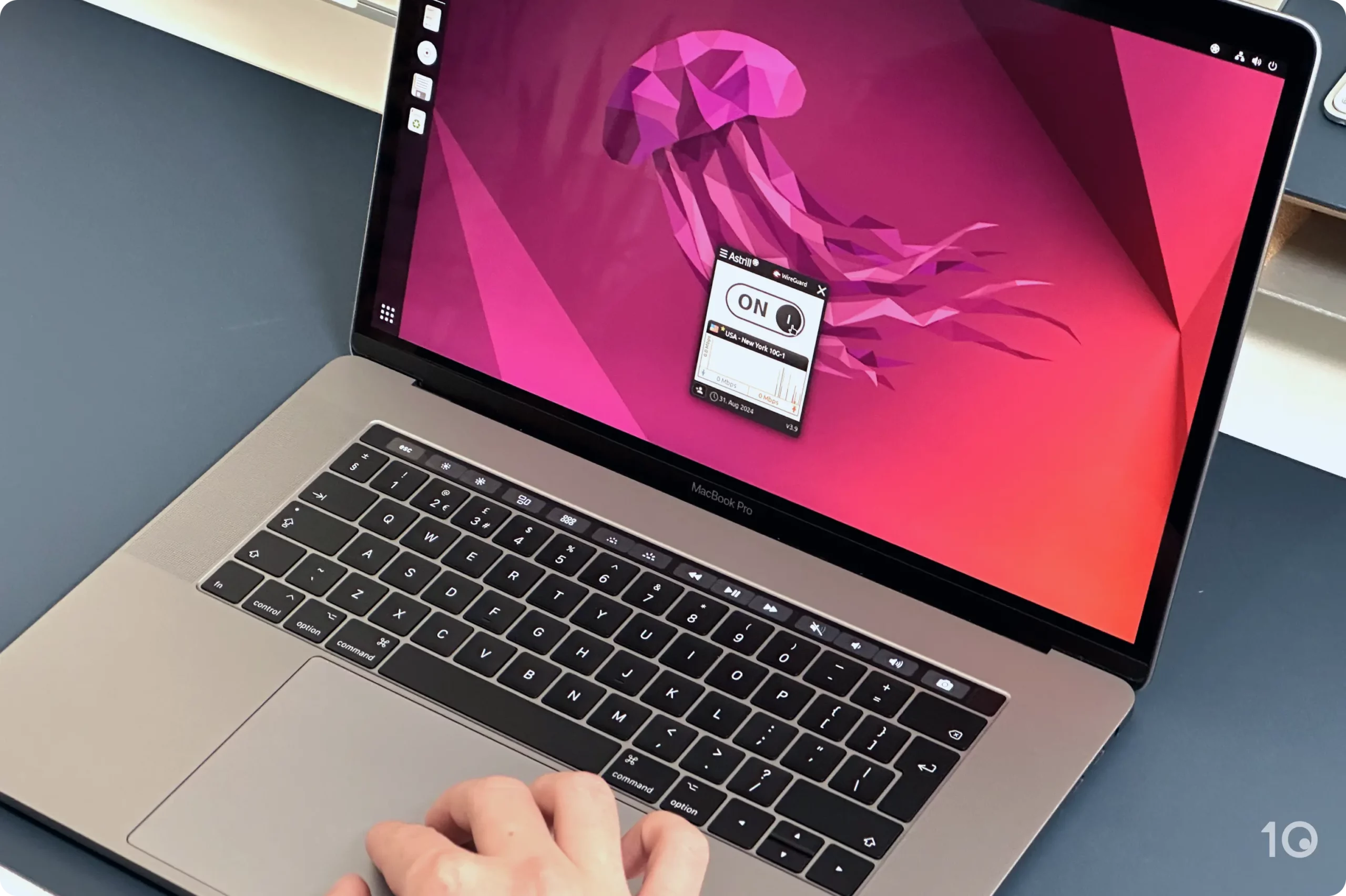 GUI Linux de Astrill en macOS