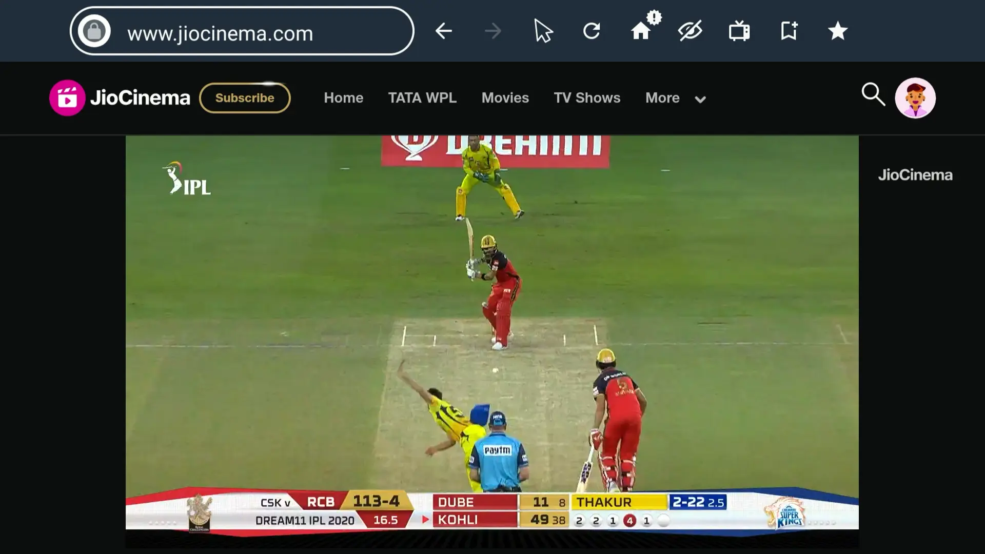 Watching the IPL on FireTV