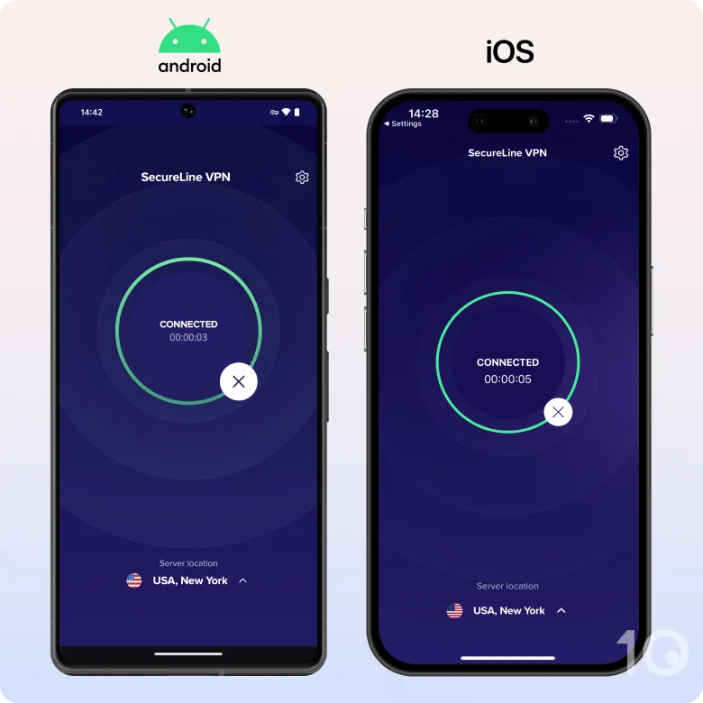 The Avast SecureLine VPN apps for Android and iOS