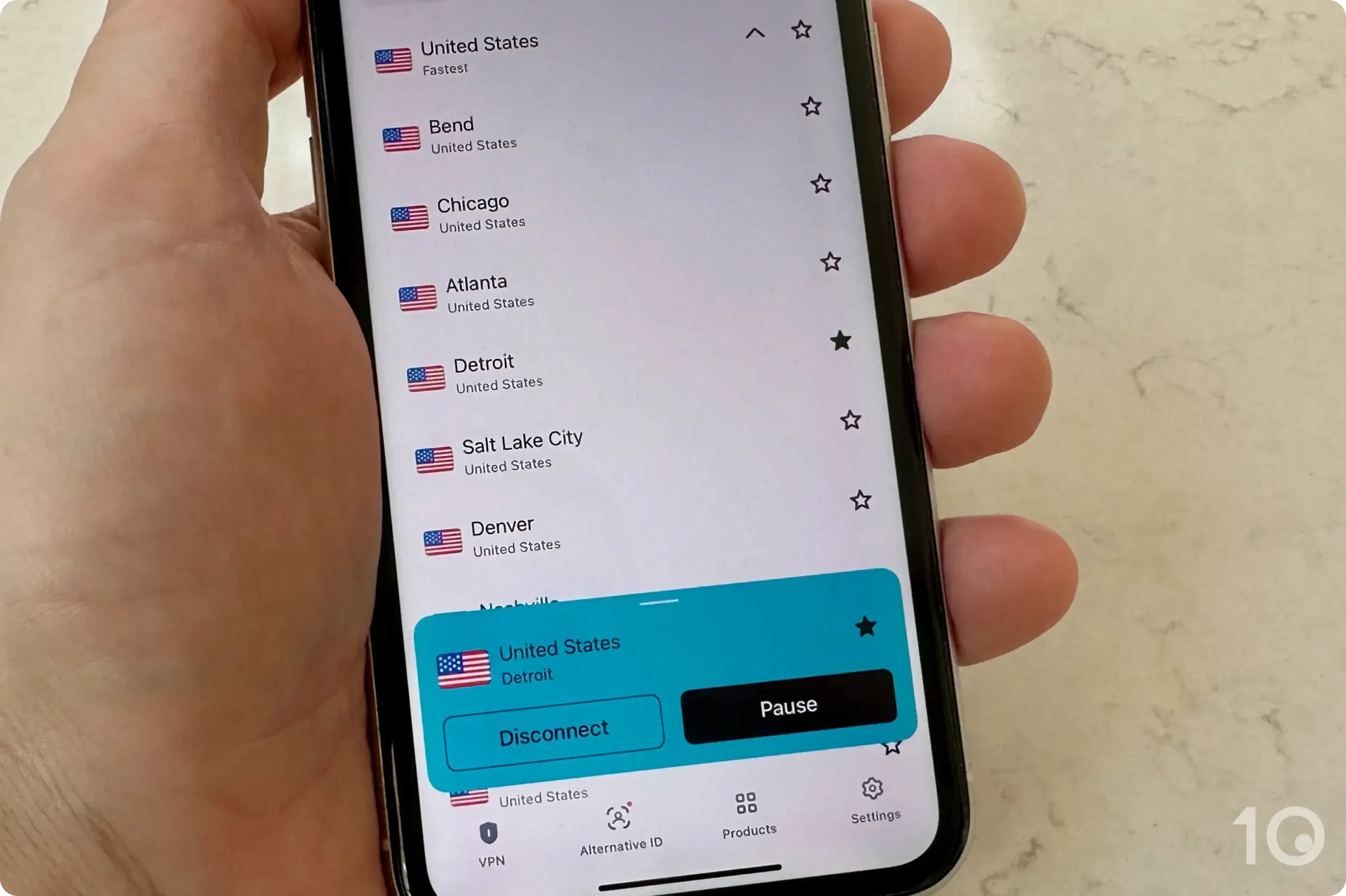 Server VPN di Surfshark negli Stati Uniti