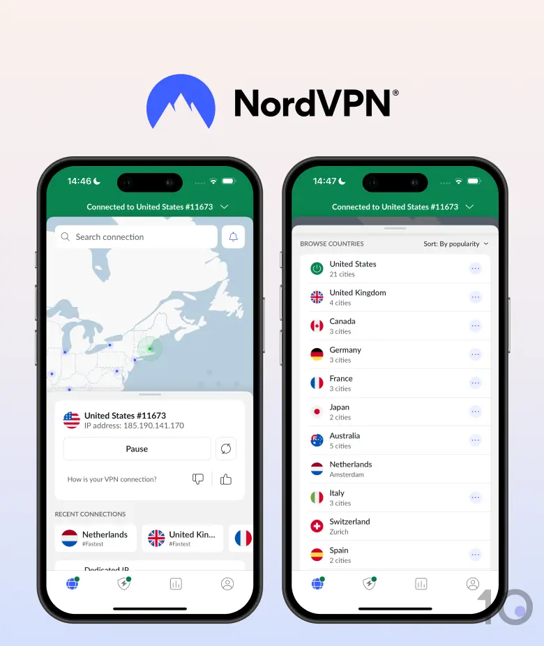 NordVPN app